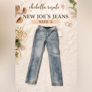 Joe’s girls Denim Jeans Size 5 new with tags light wash blue pants kids nwt